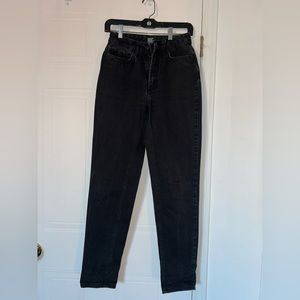BDG black high rise MOMjeans